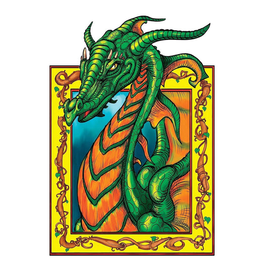 Creative Haven Fantastical Dragons Coloring Book