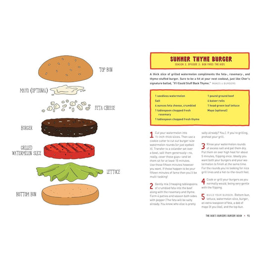 The Bob's Burgers Burger Book: Real Recipes for Joke Burgers