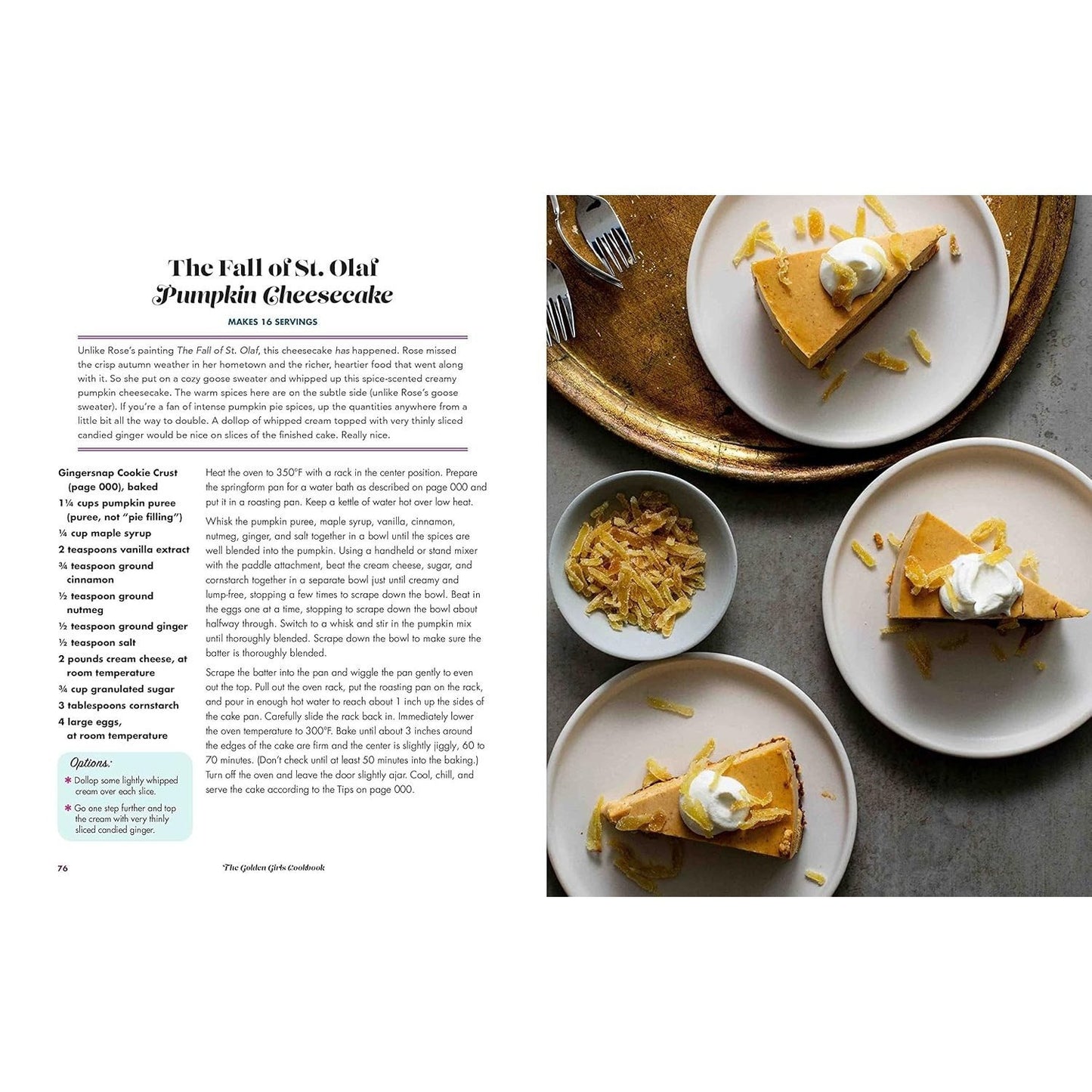 The Golden Girls Cookbook: Cheesecakes and Cocktails!: Desserts and Drinks to Enjoy on the Lanai with Blanche, Rose, Dorothy, and Sophia