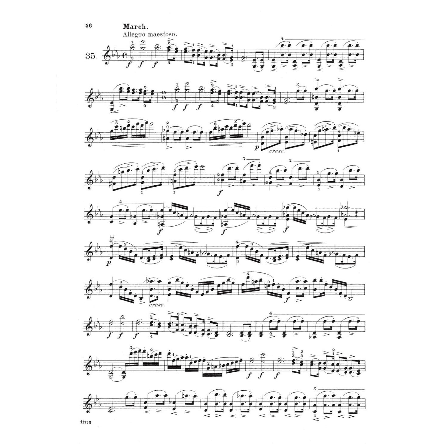 Kreutzer - 42 Studies or Caprices Violin Sheet Music for Intermediate to Advanced Players Schirmer Library of Classics Volume 230