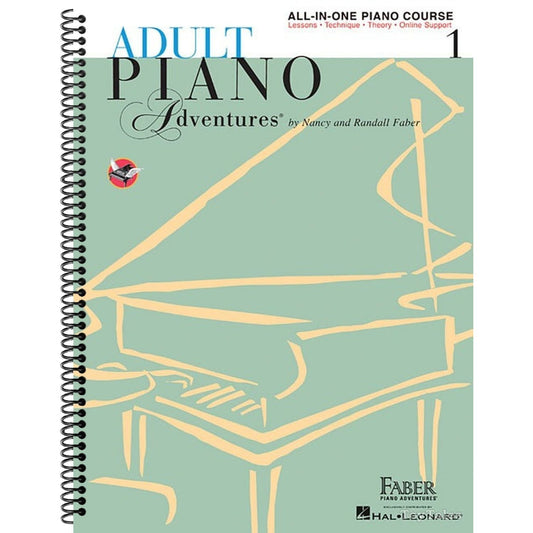 Adult Piano Adventures All-In-One Piano Course Book 1 - Book/Online Audio (Revised) (Composer)
                       , (Composer) (Spiral Bound)