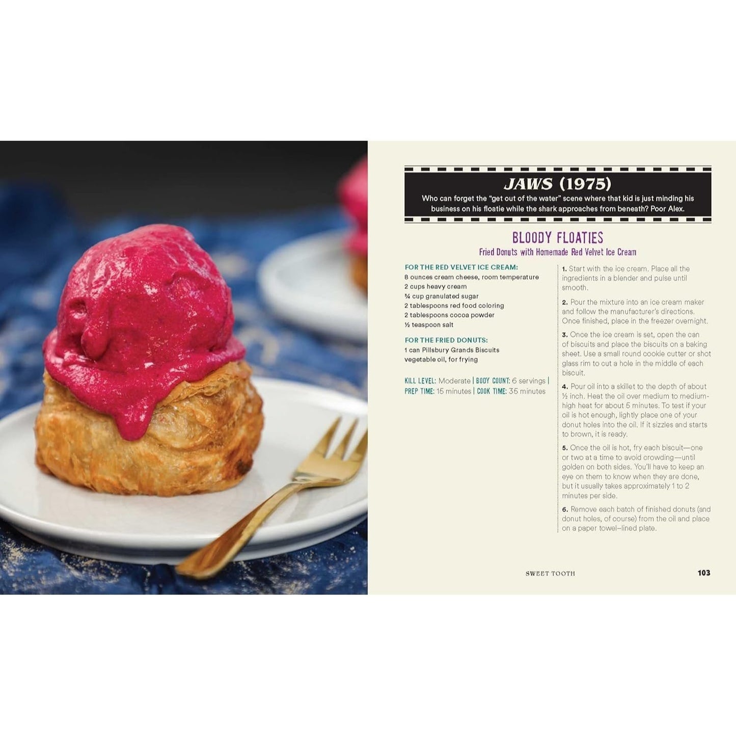 The Horror Movie Night Cookbook: 60 Deliciously Deadly Recipes Inspired by Iconic Slashers, Zombie Films, Psychological Thrillers, Sci-Fi Spooks, and More