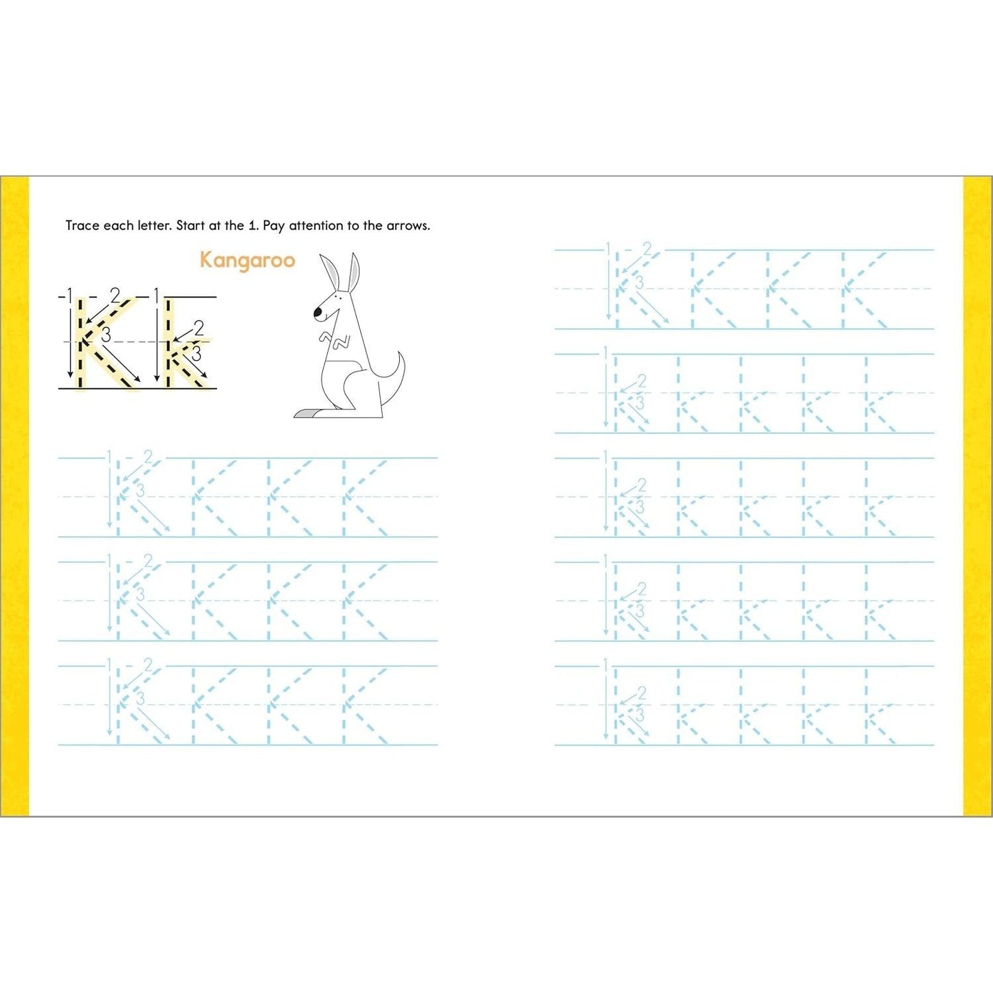 My First Alphabet Tracing Workbook: Practice Pen Control with ABCs and Animal Words