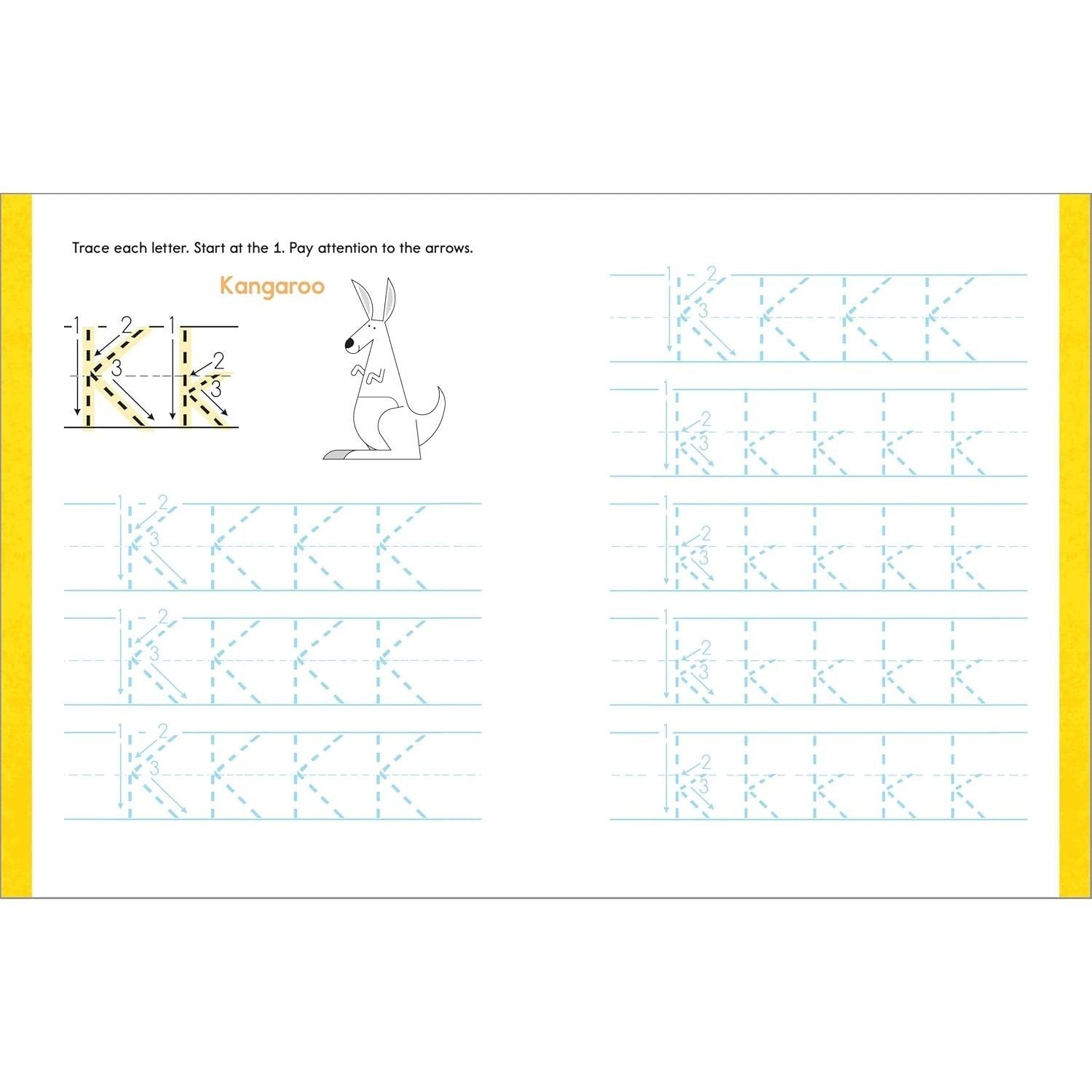 My First Alphabet Tracing Workbook: Practice Pen Control with ABCs and Animal Words
