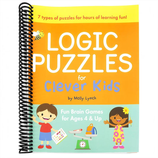 Logic Puzzles for Clever Kids: Fun Brain Games for Ages 4 & Up