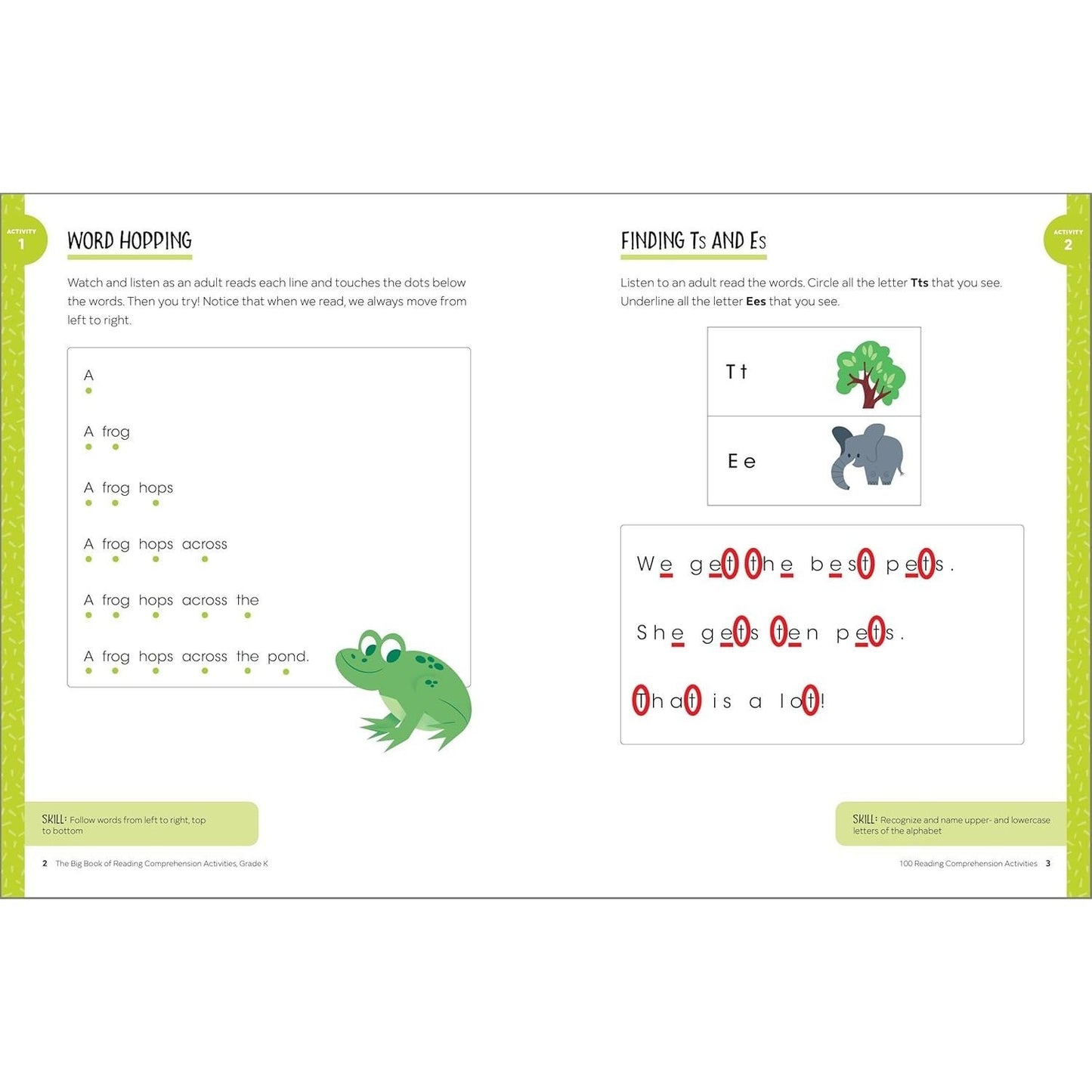 The Big Book of Reading Comprehension Activities, Kindergarten: 100 Activities for After-School and Summer Reading Fun