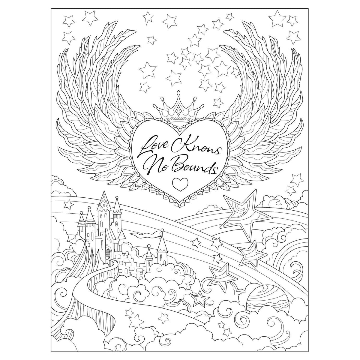 Creative Haven Love Coloring Book