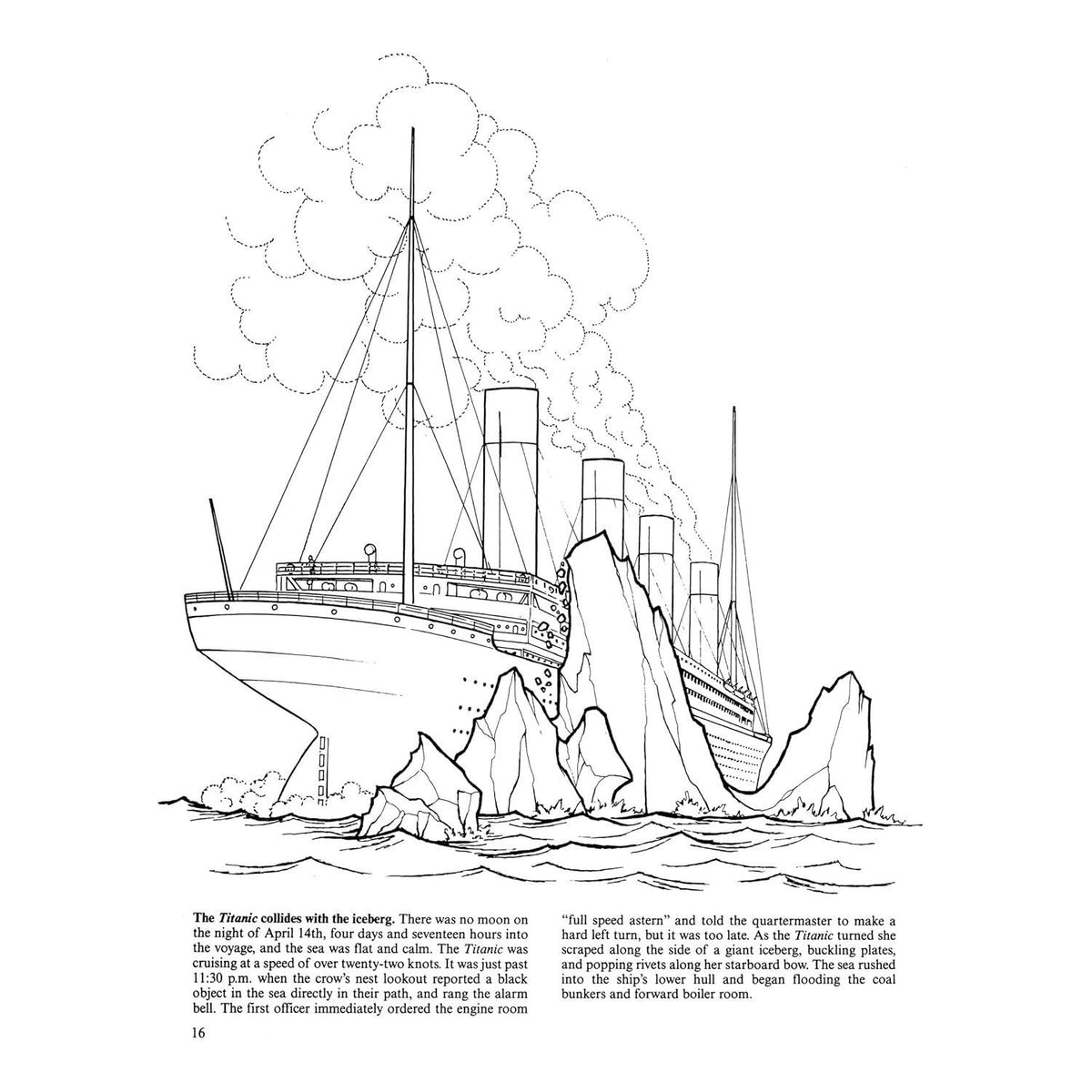 The Titanic Coloring Book