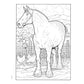 Creative Haven Great Horses Coloring Book
