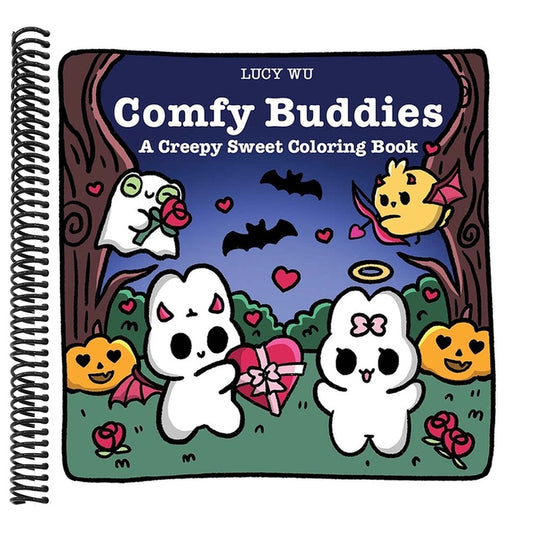 Comfy Buddies: A Creepy Sweet Coloring Book