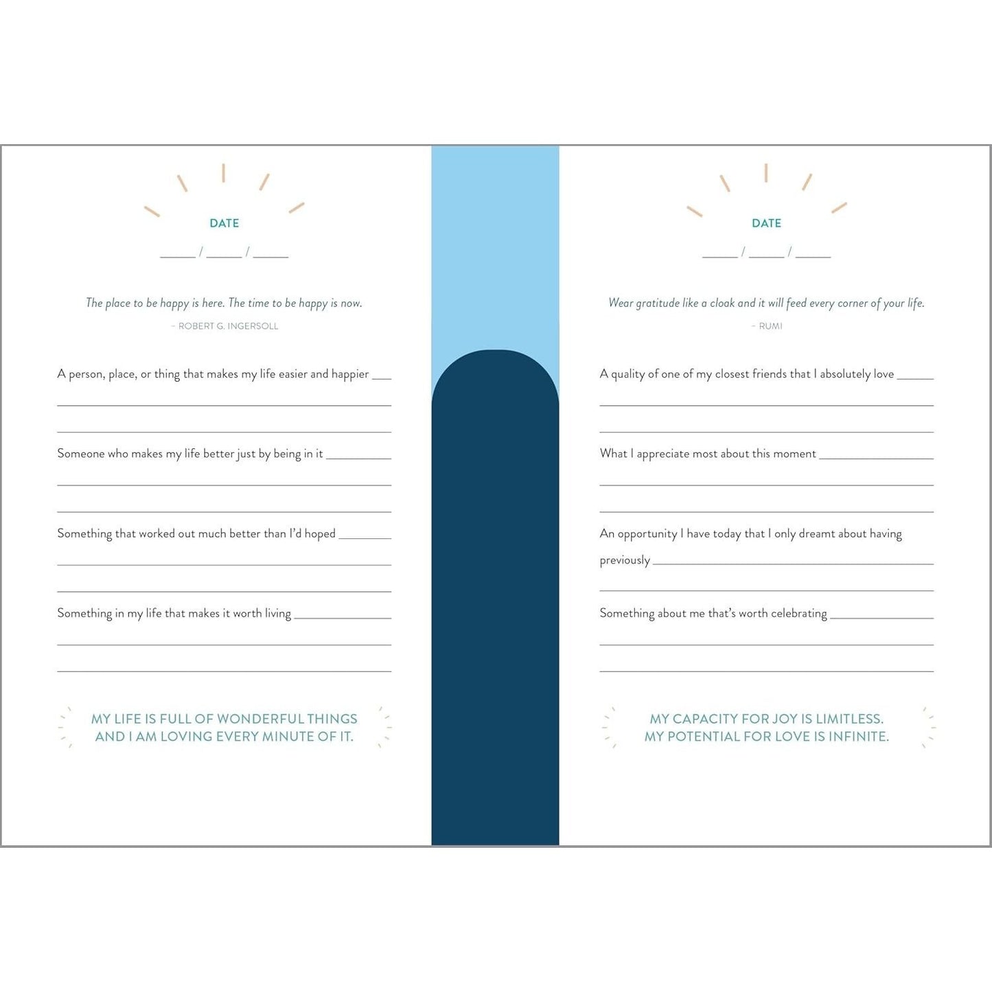The 5-Minute Gratitude Journal: Give Thanks, Practice Positivity, Find Joy (Spiral Bound)