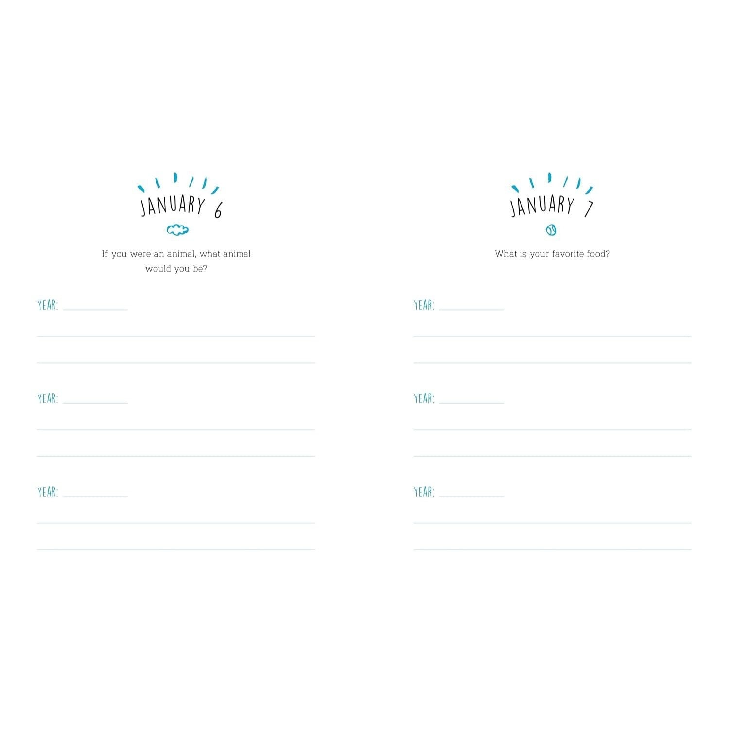 One Question a Day for Kids (Large Format): A 3-Year Journal: Create Your Own Personal Time Capsule