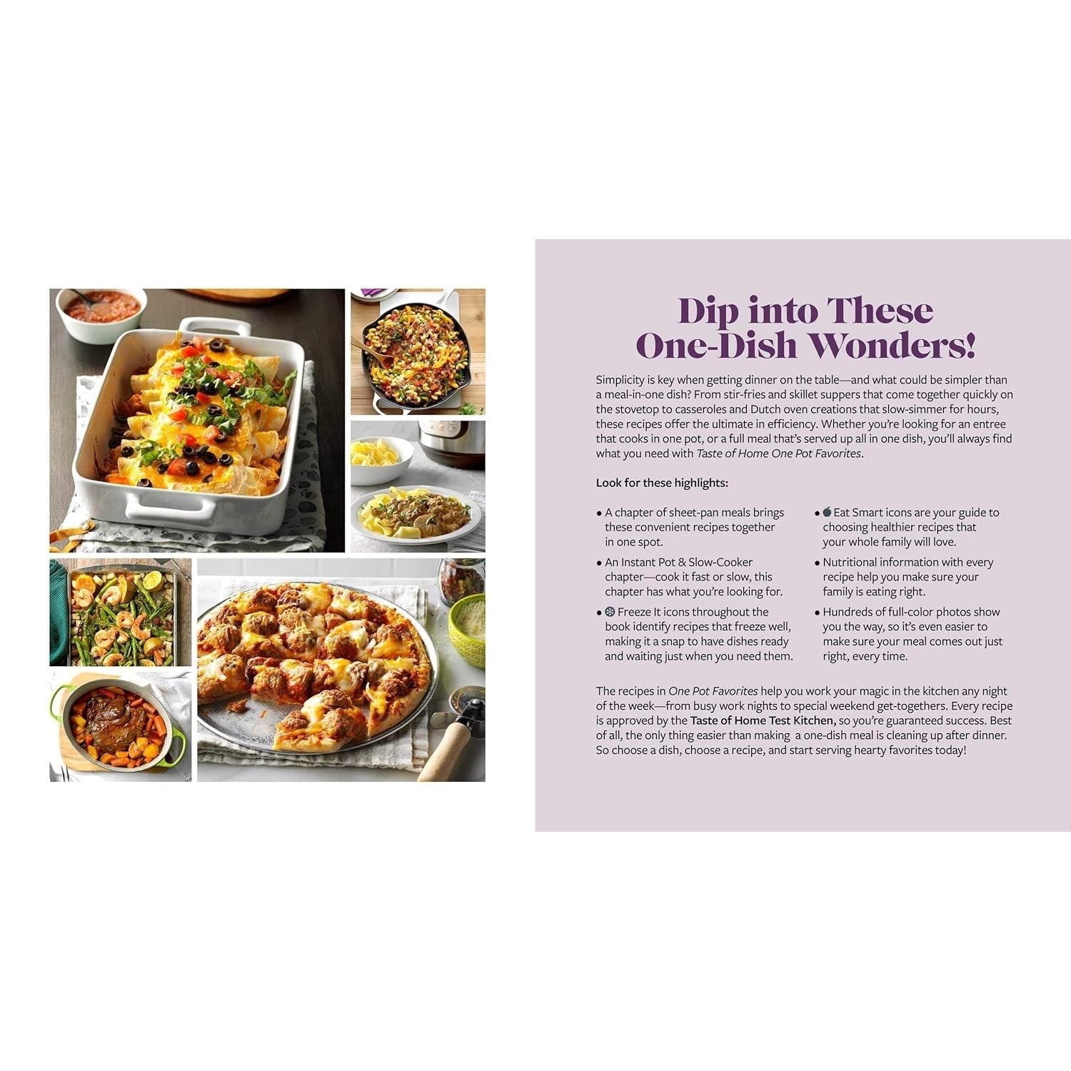 Taste of Home One Pot Favorites: 519 Meal in One Lifesavers
