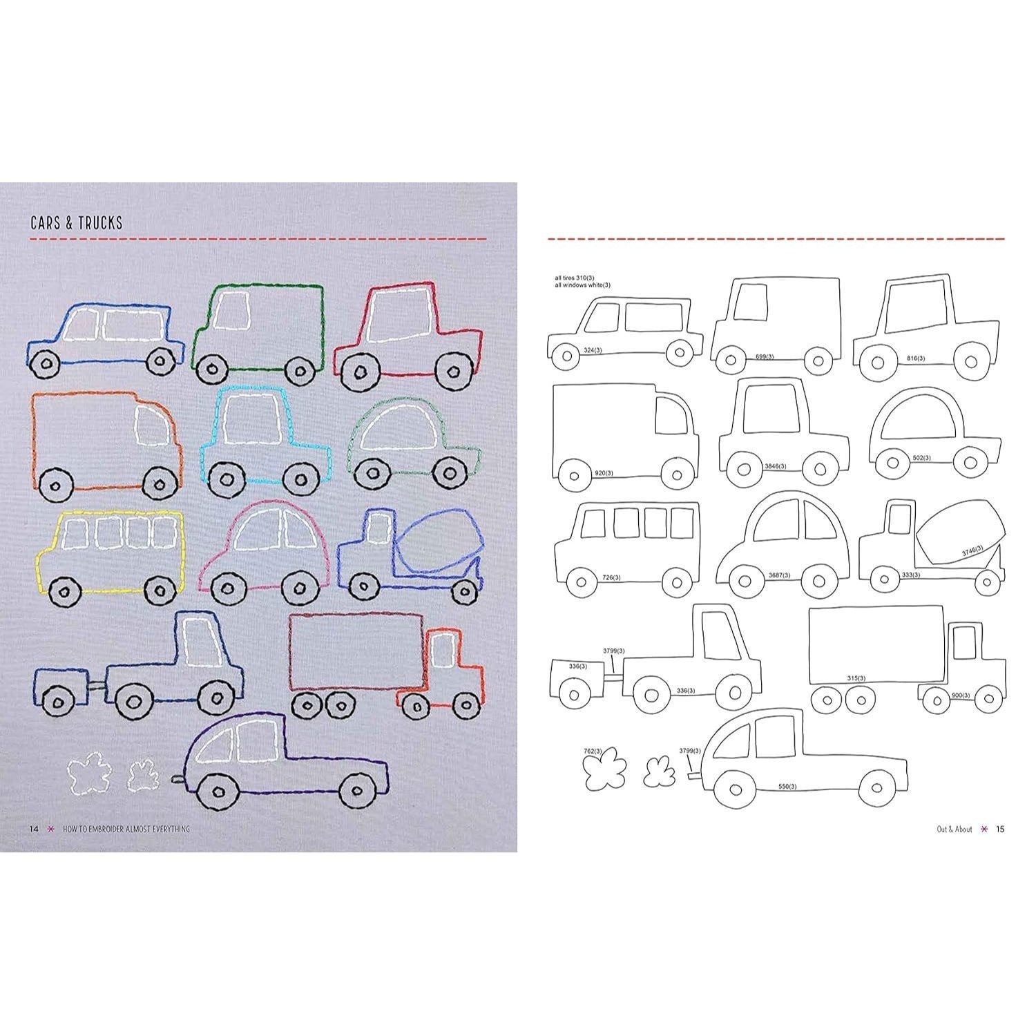 How to Embroider Almost Everything: A Sourcebook of 500+ Modern Motifs + Easy Stitch Tutorials - Learn to Draw with Thread! (Almost Everything) (Spiral Bound)