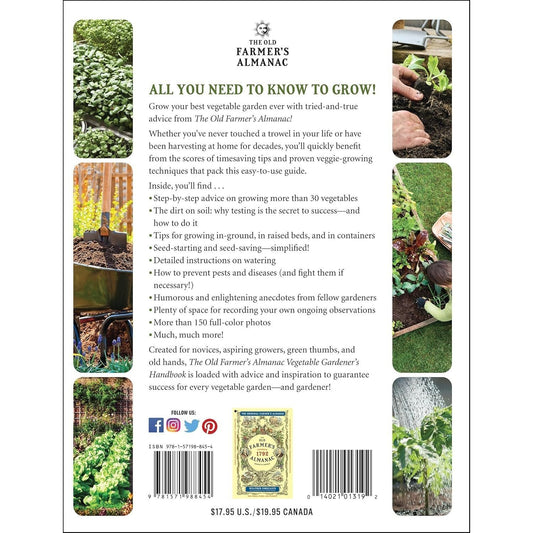 The Old Farmer's Almanac Vegetable Gardener's Handbook (Gardener's Handbooks #1) (Spiral Bound)