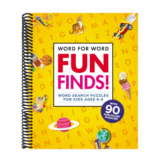 Word for Word: Fun Finds!: Word Search Puzzles for Kids Ages 6-8