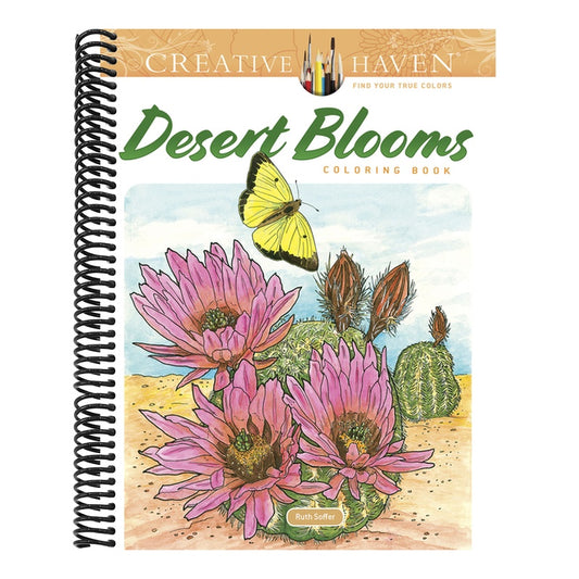 Creative Haven Desert Blooms Coloring Book
