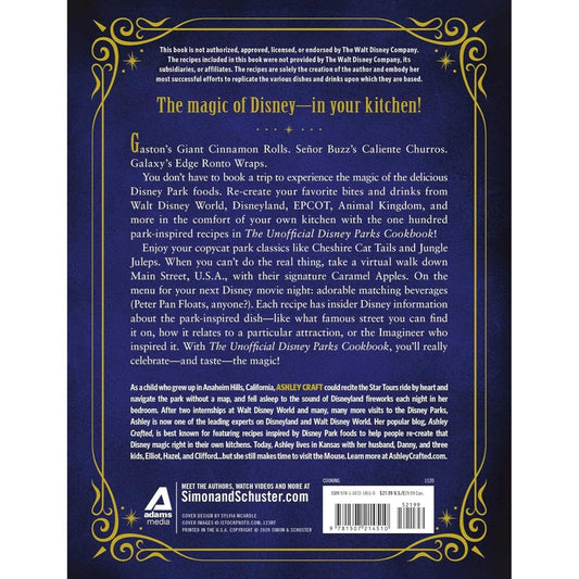 The Unofficial Disney Parks Cookbook: From Delicious Dole Whip to Tasty Mickey Pretzels, 100 Magical Disney-Inspired Recipes (Spiral Bound)