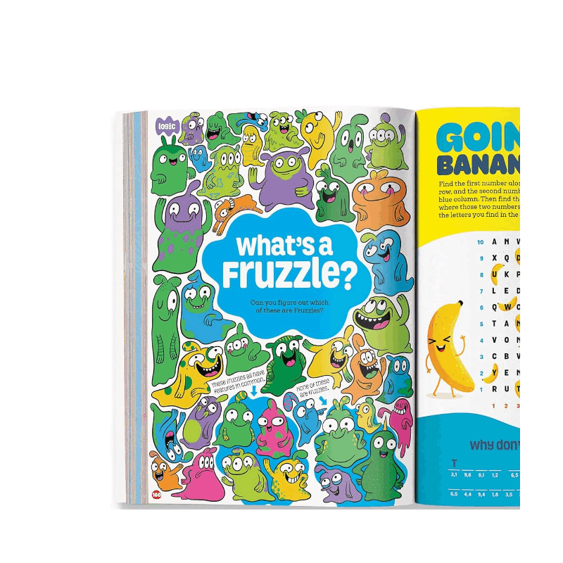 Brainplay Funniest Puzzles Ever: Over 200 Super Silly Brain Games, Wacky Activities and Hilarious Puzzles, Funny Gift for Kids Ages 7 and Up (Brainplay Puzzle Books) (Spiral Bound)