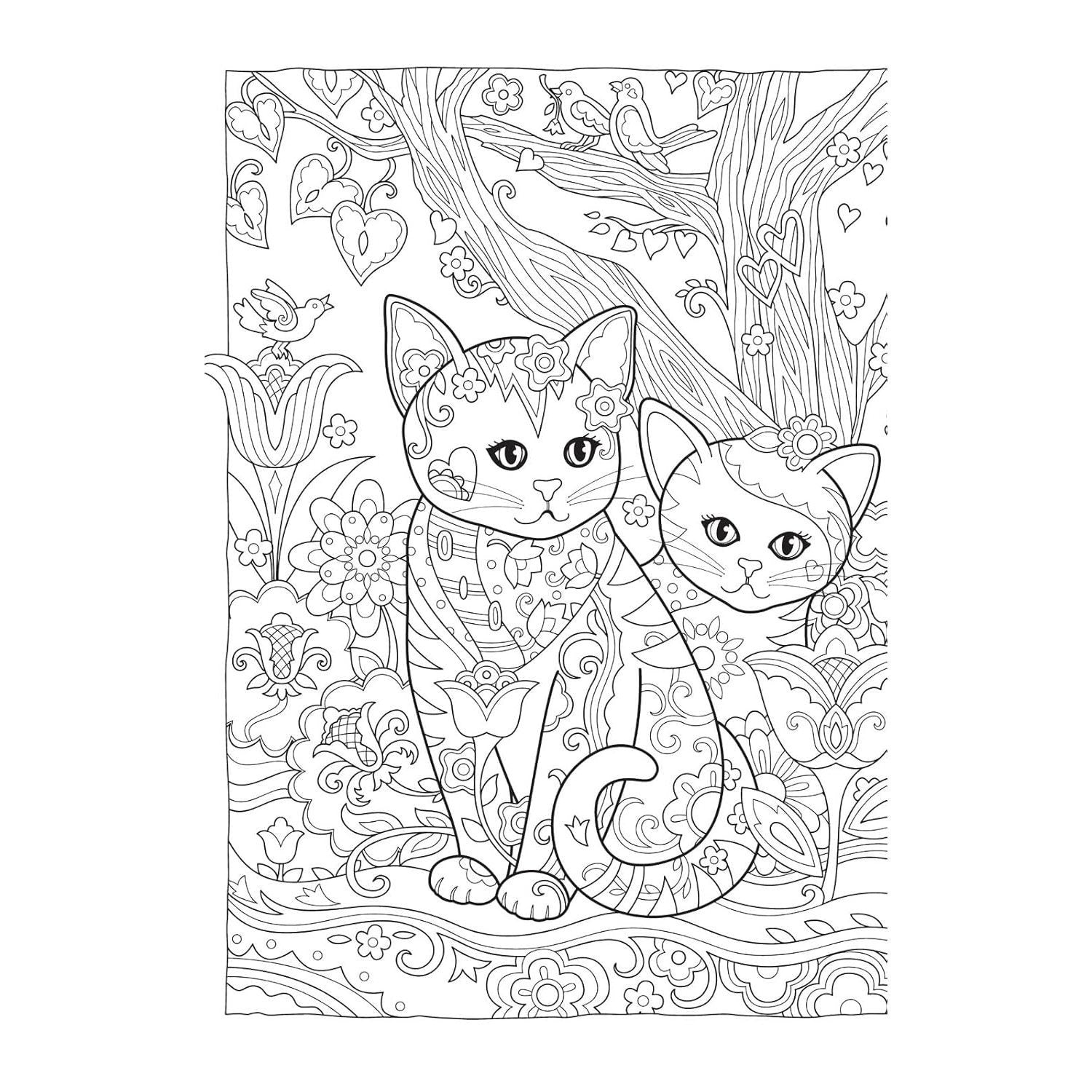 Creative Haven Creative Kittens Coloring Book