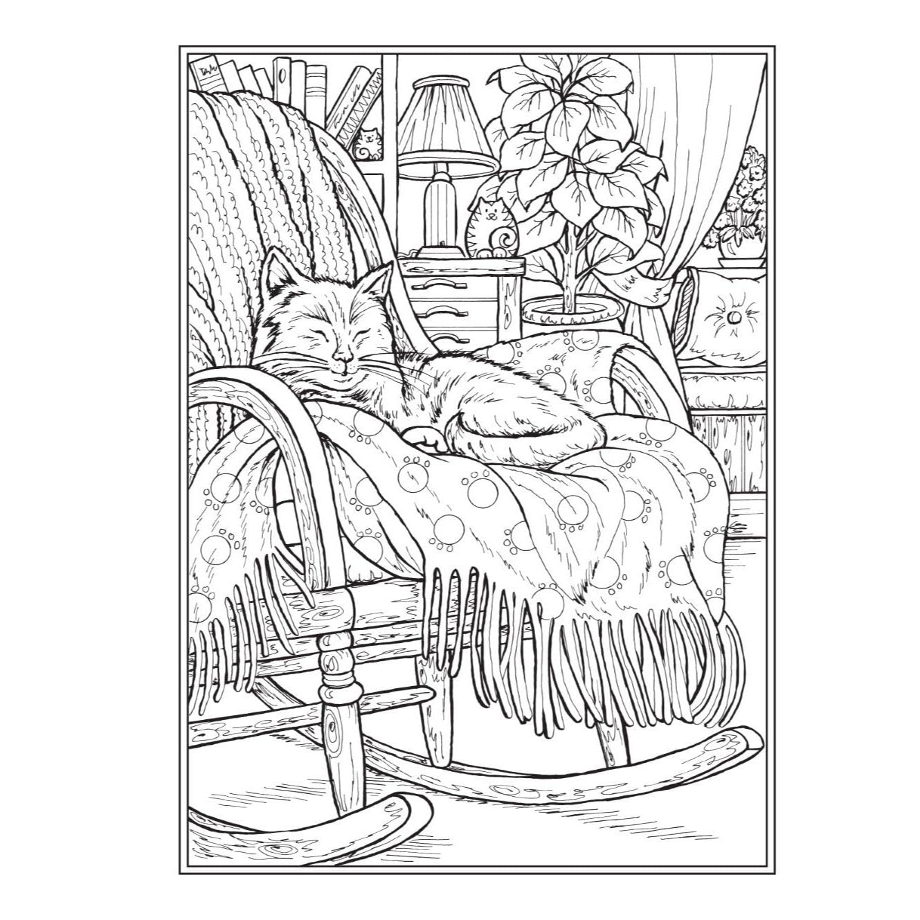 Creative Haven Cozy Corners Coloring Book