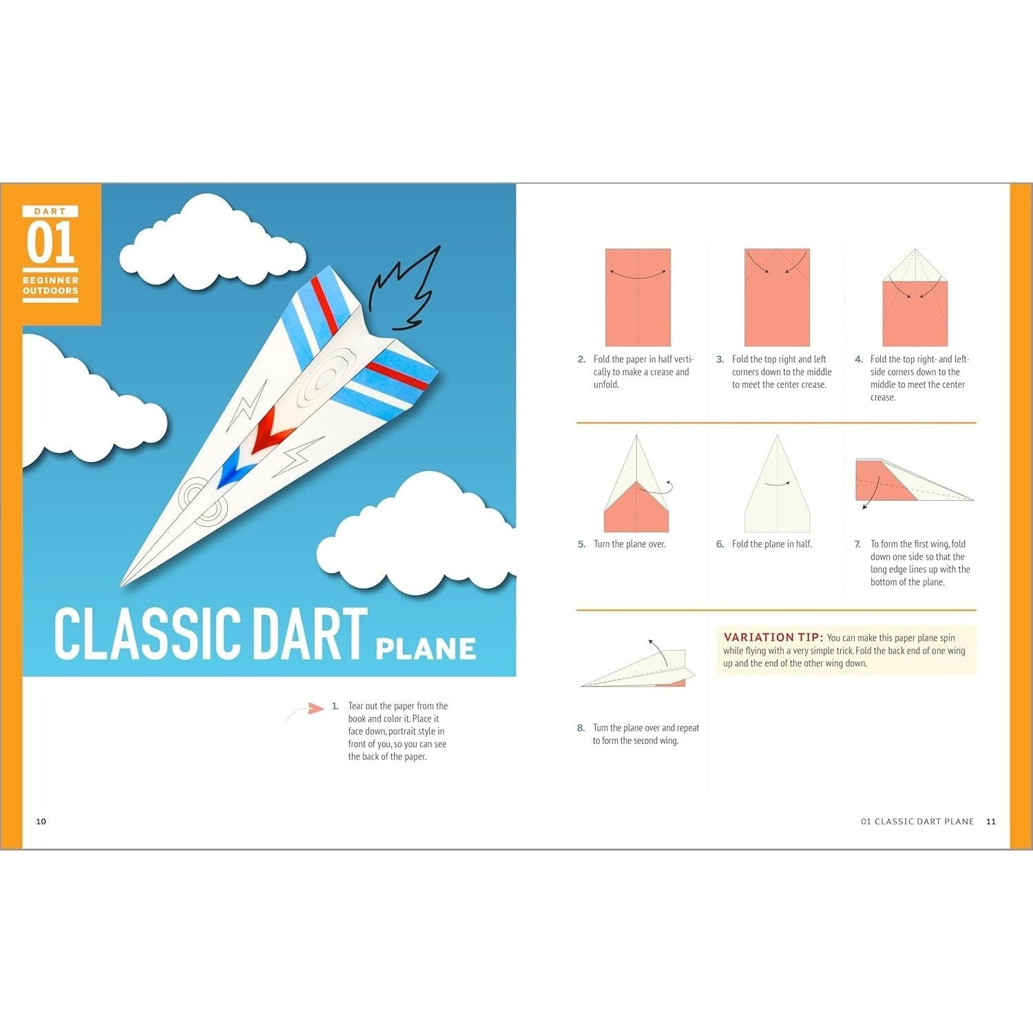 The Awesome Paper Airplane Book for Kids: Creative Designs and Fun Tear-Out Projects