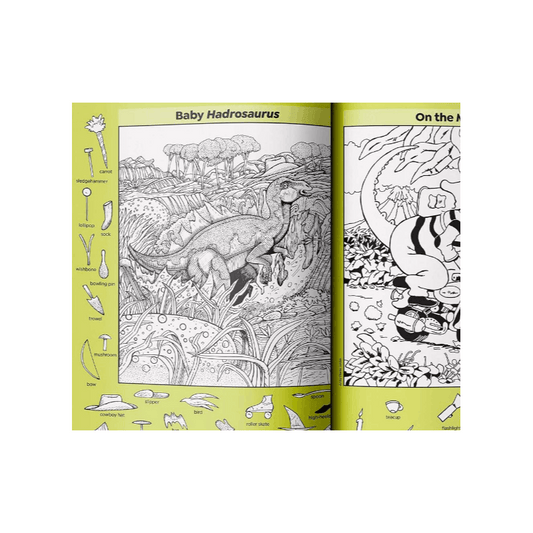 Dinosaur Puzzles: Roaring Fun Hidden Pictures Puzzles with T-Rex, Fossils and More for Kids Ages 6-12, Over 1,900 Hidden Objects for the Ultimate Dino (Spiral Bound)