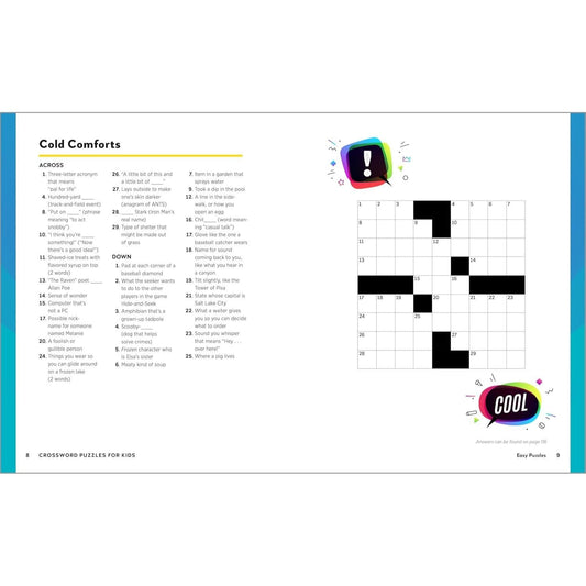 Crossword Puzzles for Kids: A Fun and Challenging Puzzle Book
