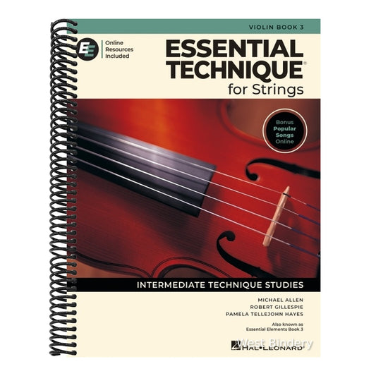 Essential Technique for Strings - Violin Book 3 with Online Resources