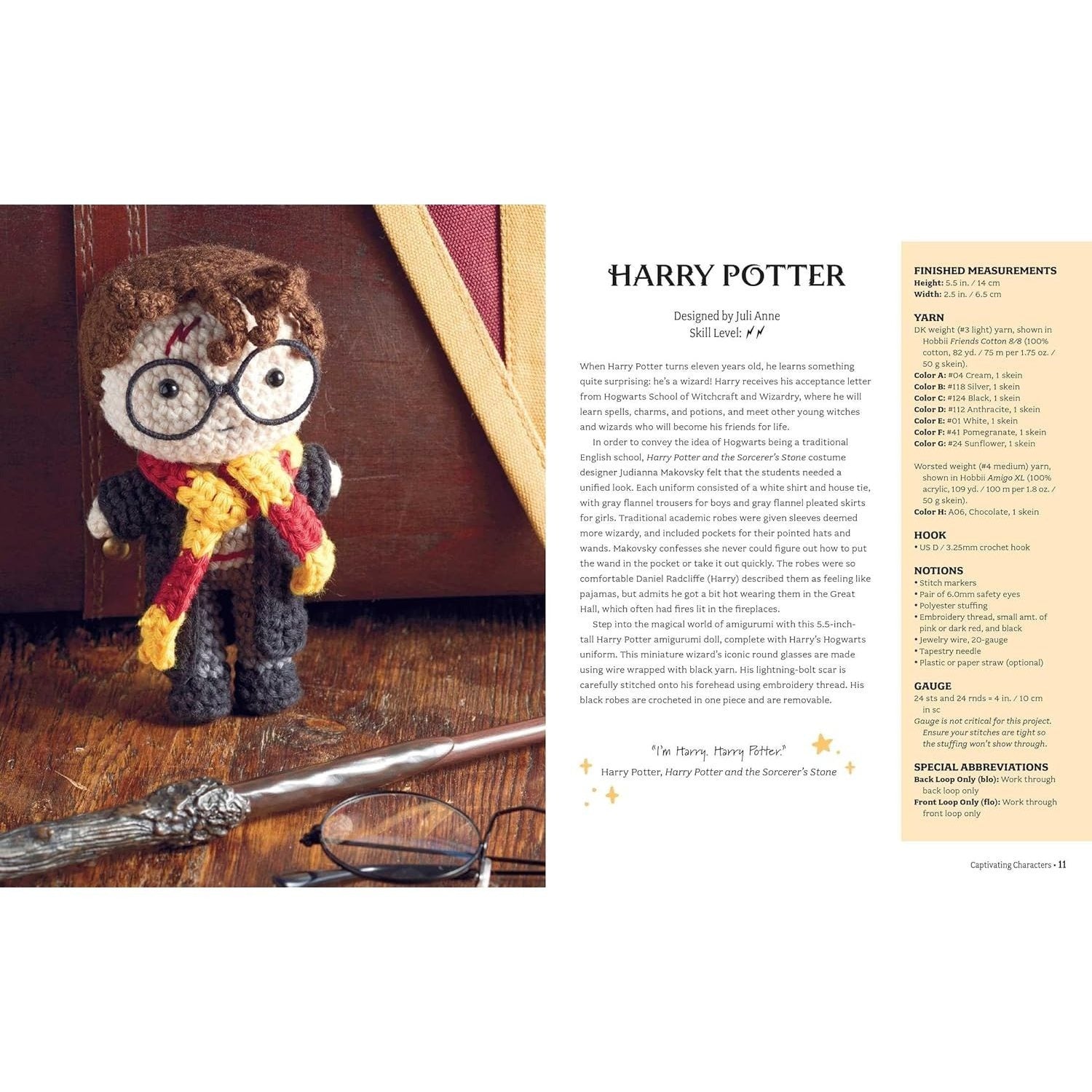 Harry Potter: The Official Book of Crochet Amigurumi