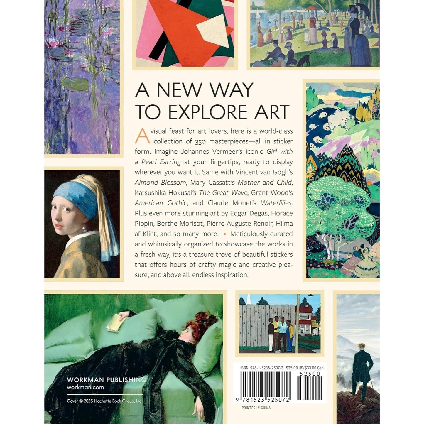 The Art Lover's Sticker Book: 350 Stickers from Artists Throughout History