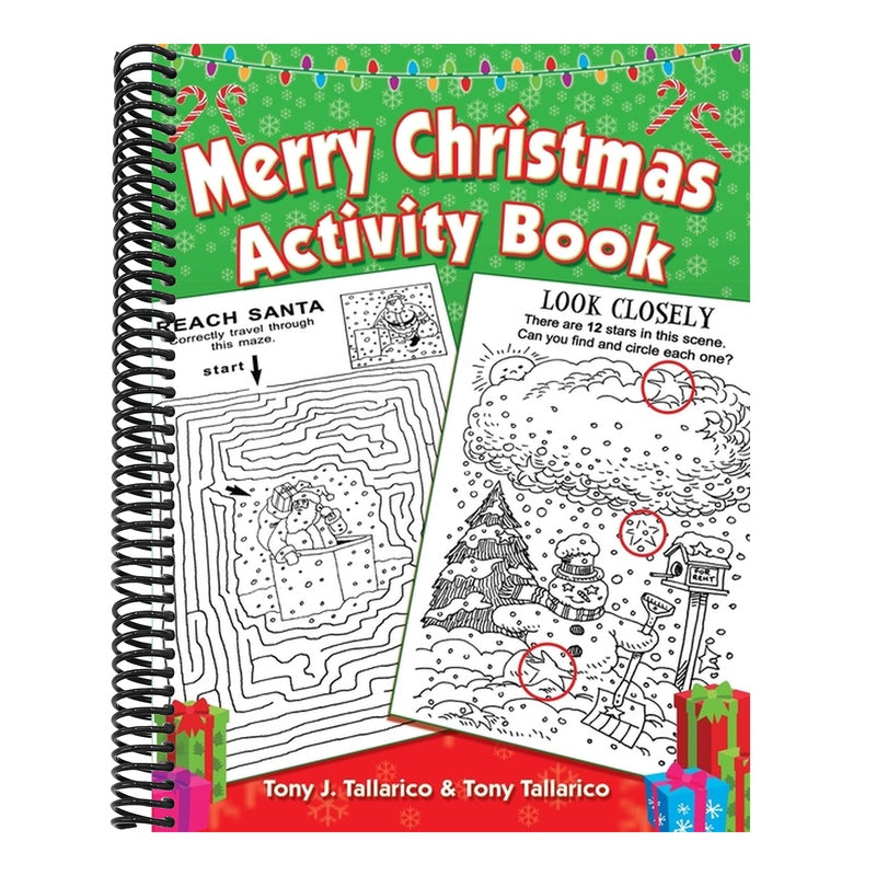 Merry Christmas Activity Book