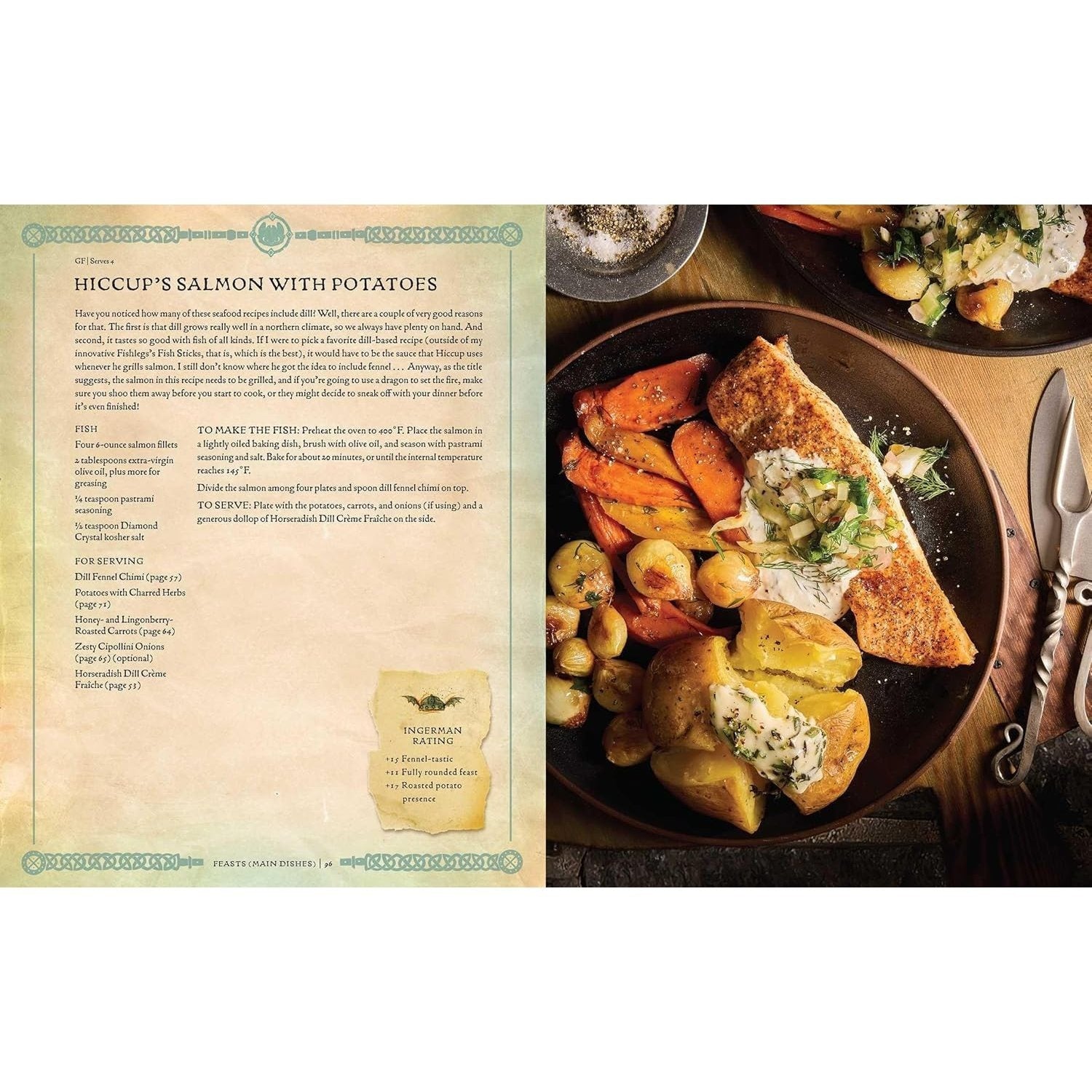 DreamWorks Dragons: Recipes from the Isle of Berk [Official Cookbook]: A Book of Feasts, Drinks, Desserts . . . and Dragons