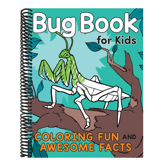 Bug Book for Kids: Coloring Fun and Awesome Facts (A Did You Know? Coloring Book) (Spiral Bound)
