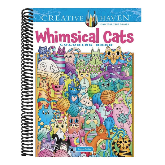 Creative Haven Whimsical Cats Coloring Book