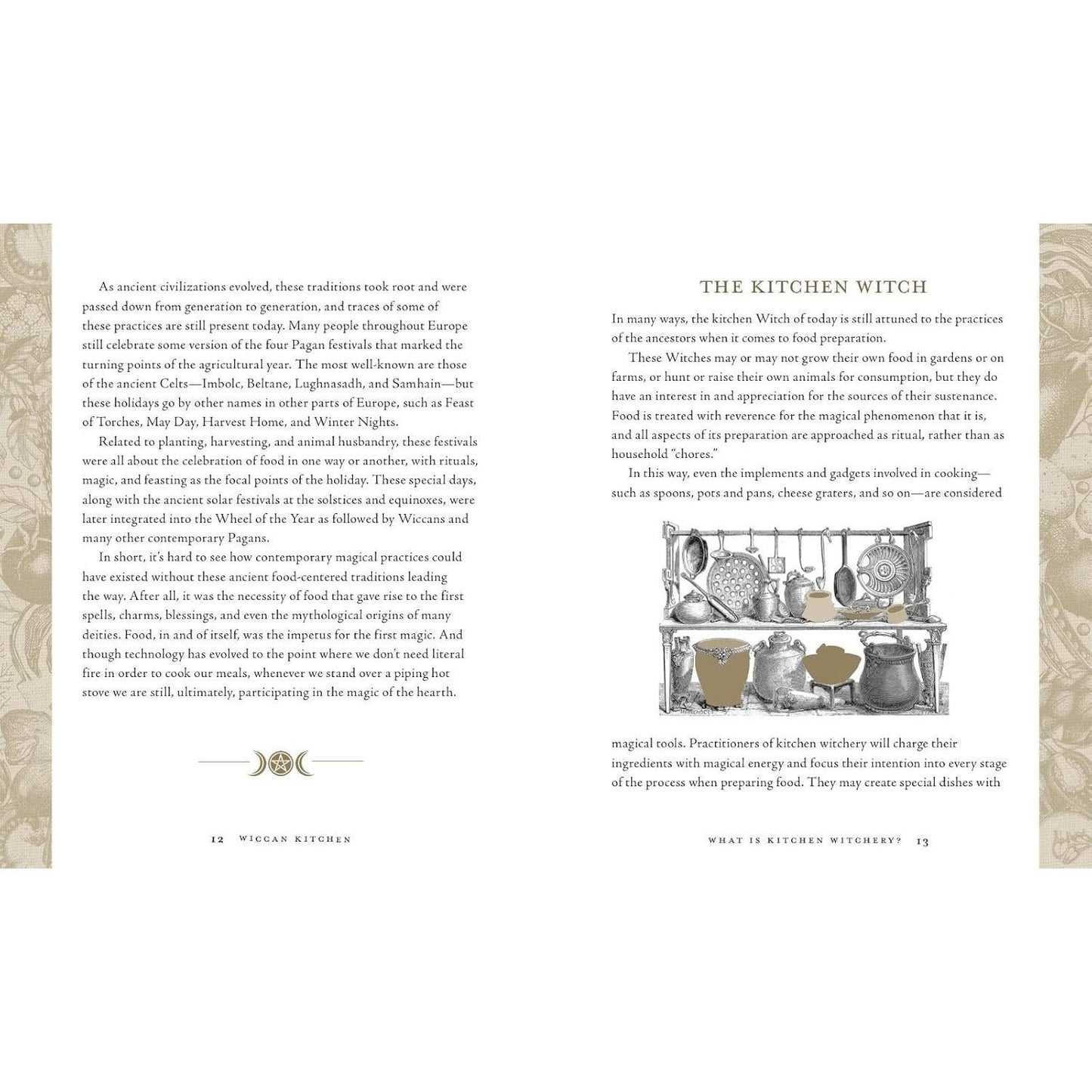 Wiccan Kitchen: A Guide to Magical Cooking & Recipes - A Cookbook