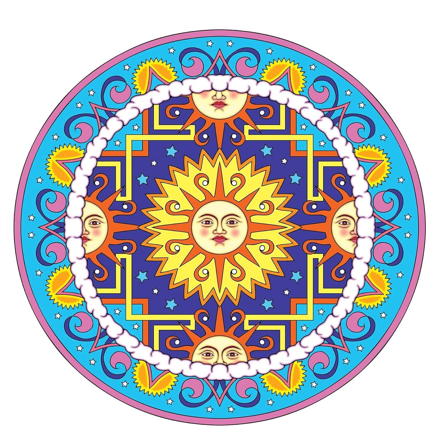 Creative Haven Celestial Mandalas Coloring Book