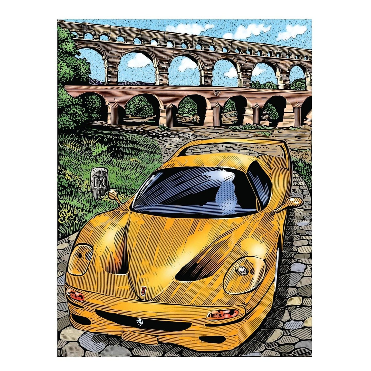 Creative Haven Cars Coloring Book