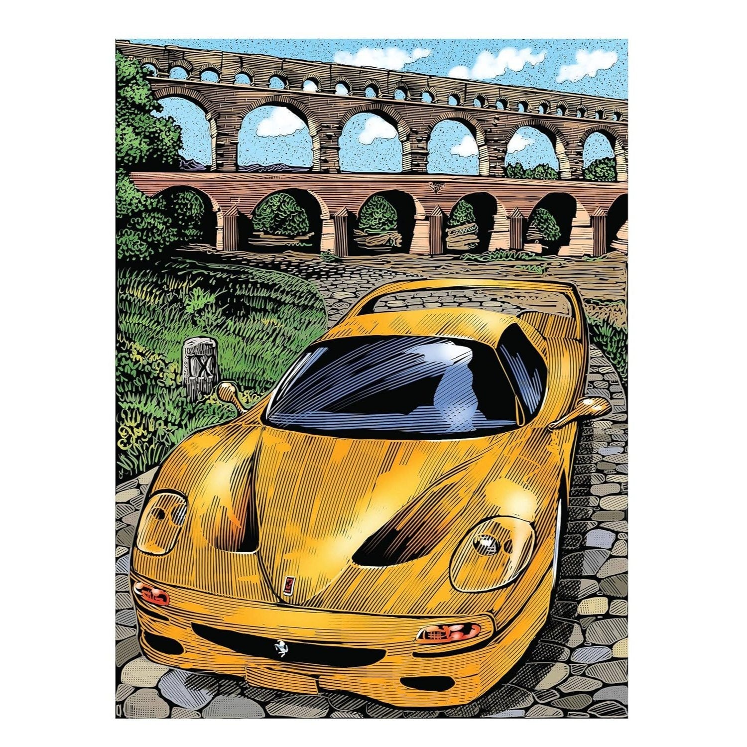 Creative Haven Cars Coloring Book