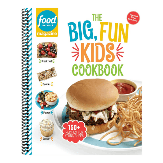 Food Network Magazine the Big, Fun Kids Cookbook: 150+ Recipes for Young Chefs (Spiral Bound)