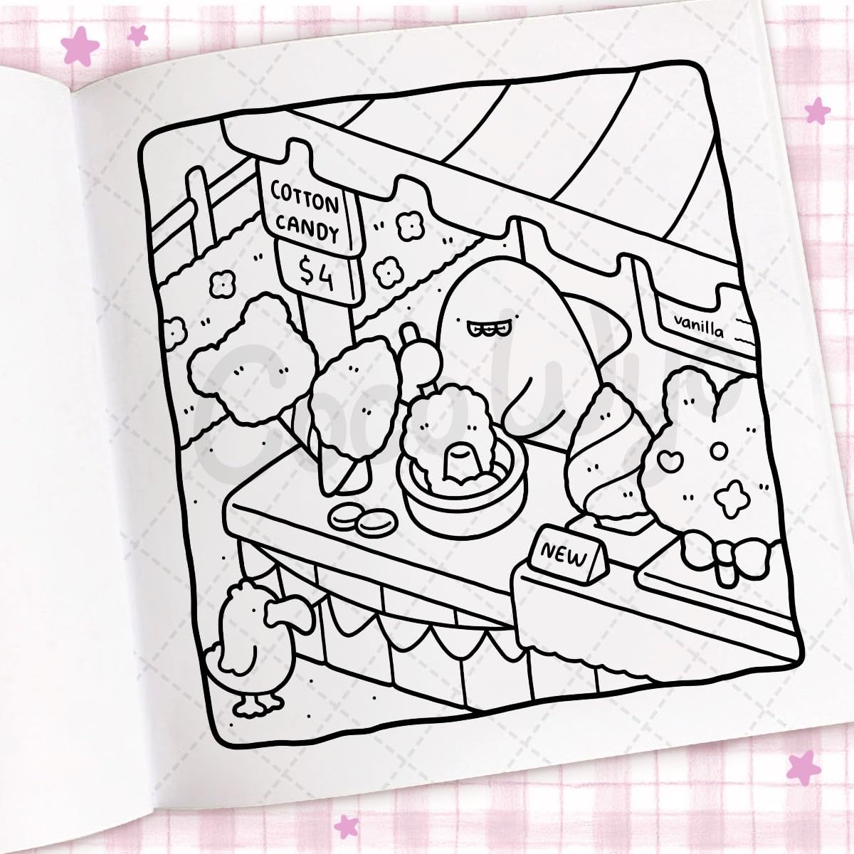 Cozy Days: Coloring Book for Adults and Kids (Cozy Spaces Coloring) (Spiral Bound)