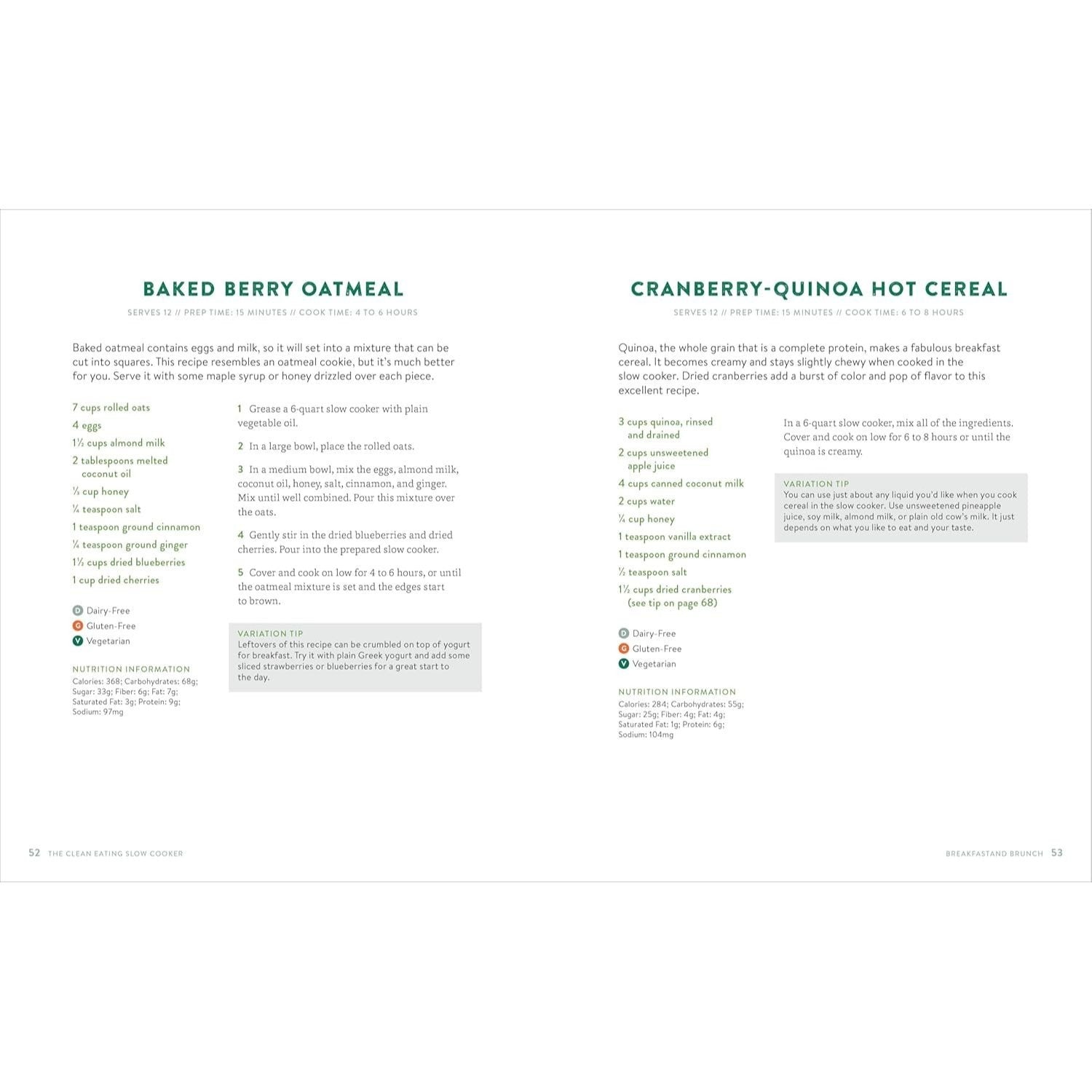 The Clean Eating Slow Cooker: A Healthy Cookbook of Wholesome Meals That Prep Fast & Cook Slow