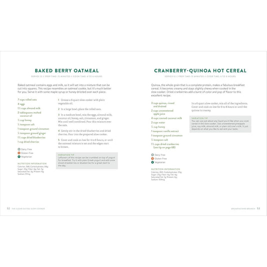 The Clean Eating Slow Cooker: A Healthy Cookbook of Wholesome Meals That Prep Fast & Cook Slow