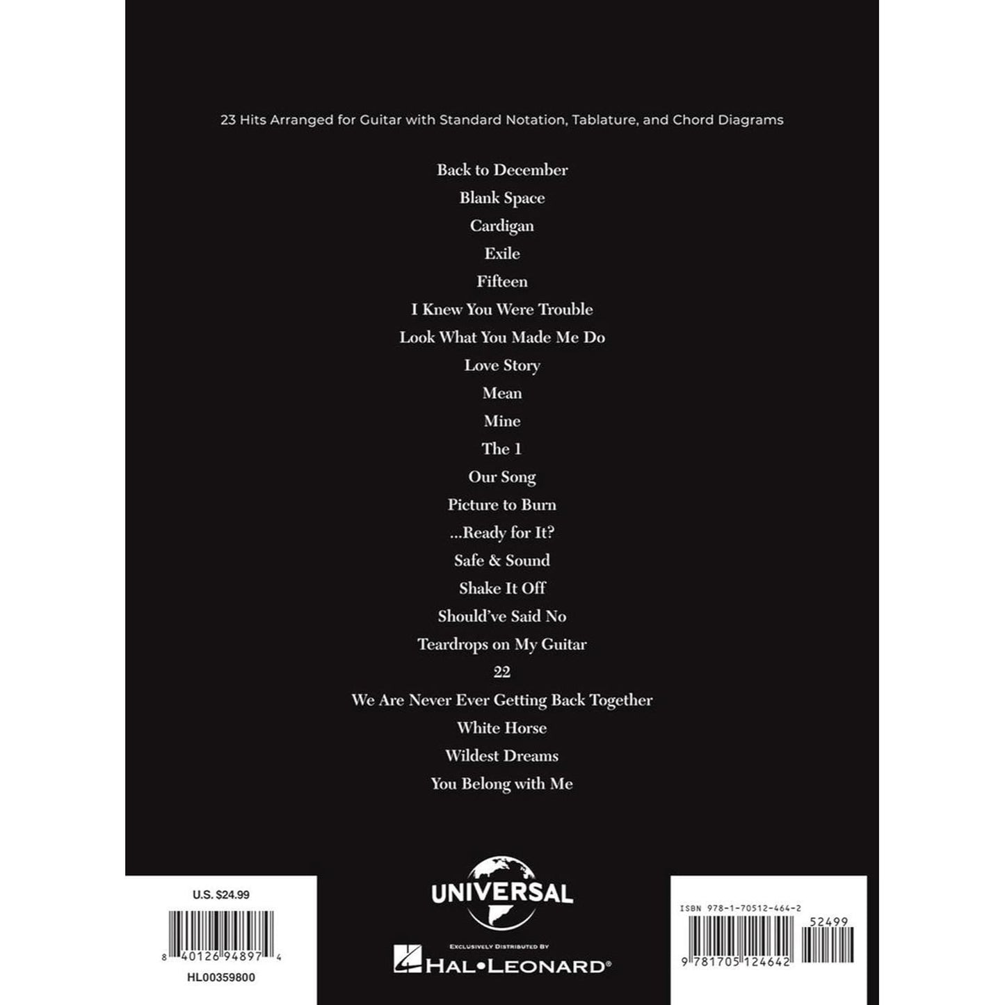 Taylor Swift - Easy Guitar Anthology 2nd Edition (Easy Guitar with Notes & Tab) Guitar Song Books