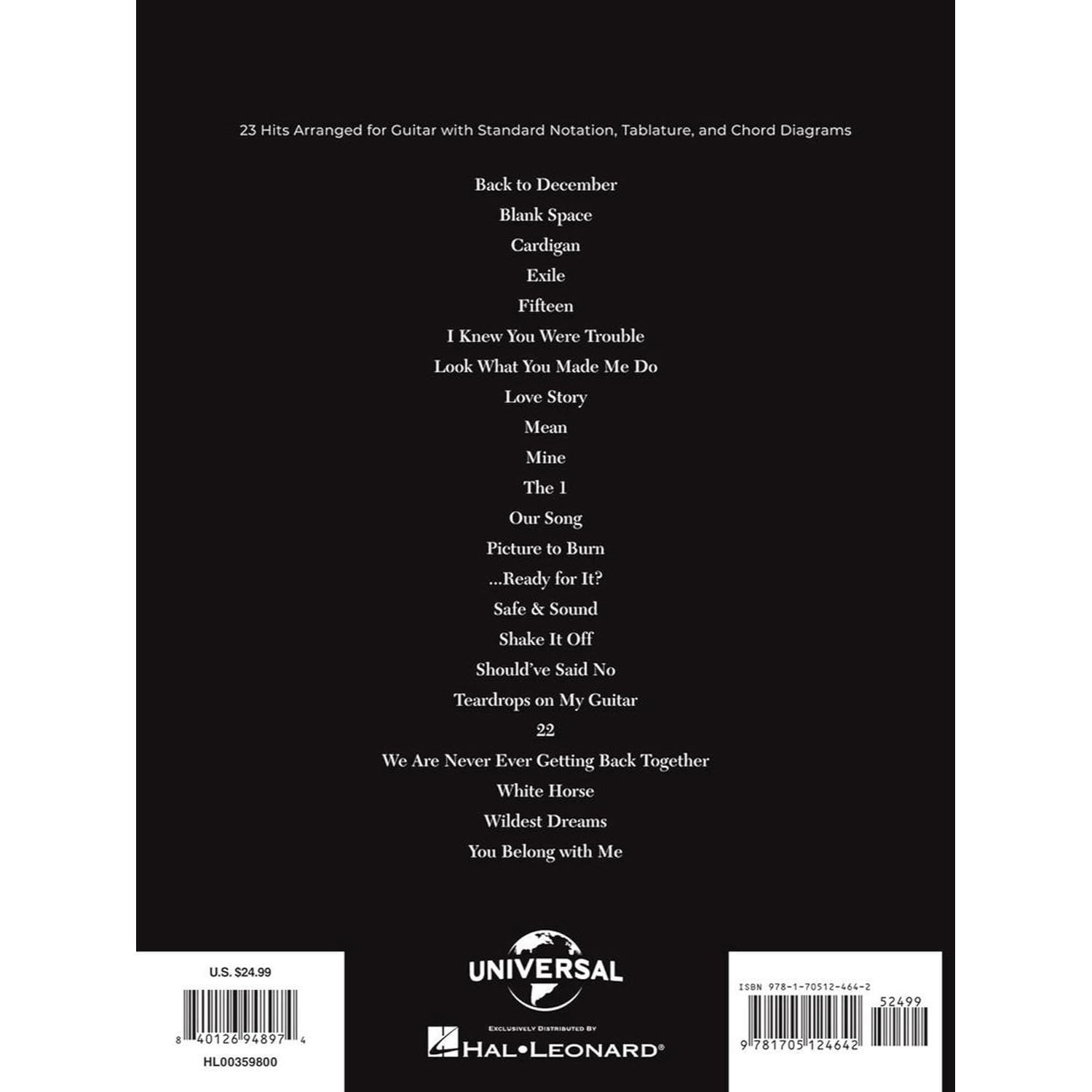 Taylor Swift - Easy Guitar Anthology 2nd Edition (Easy Guitar with Notes & Tab) Guitar Song Books