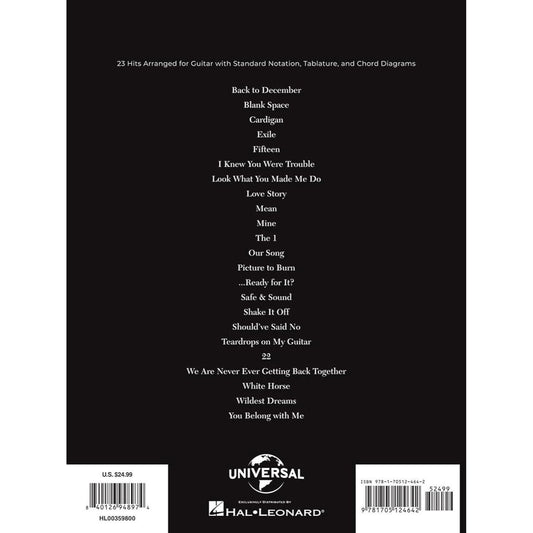 Taylor Swift - Easy Guitar Anthology 2nd Edition (Easy Guitar with Notes & Tab) Guitar Song Books