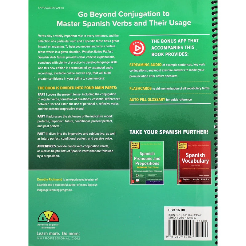 Practice Makes Perfect: Spanish Verb Tenses, Premium Fourth Edition