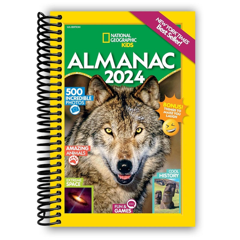 National Geographic Kids Almanac 2024 (Us Edition) (Spiral Bound)