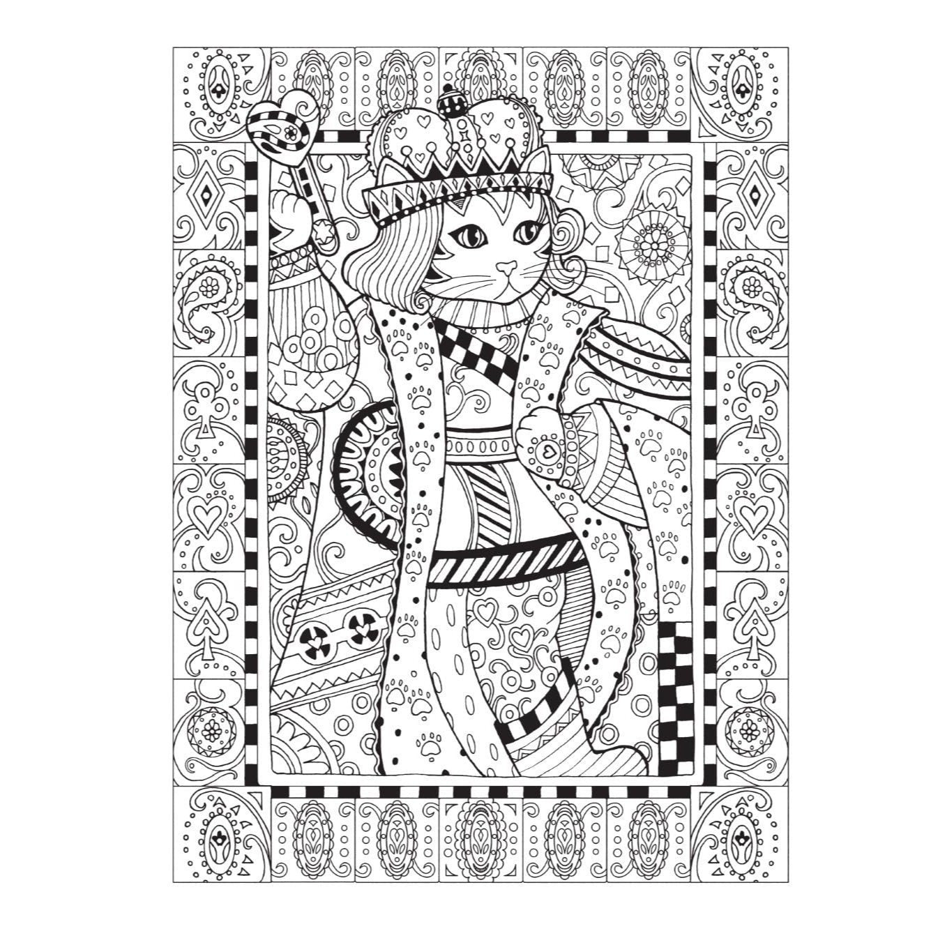 Creative Haven Creative Cats Coloring Book (First Edition, First)
