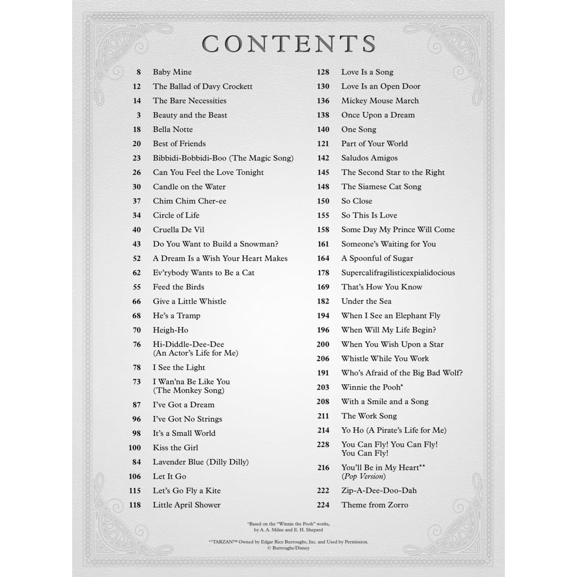 The Disney Collection - Easy Piano Series 60 Classic Songs from Disney Movies Beginner-Friendly Sheet Music and Lyrics (Revised) (3RD ed.) (Created by) (Spiral Bound)
